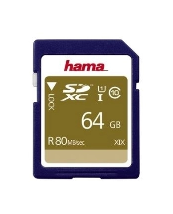 Hama Polska SDXC HS GOLD 64GB Class 10 UHS Class U1