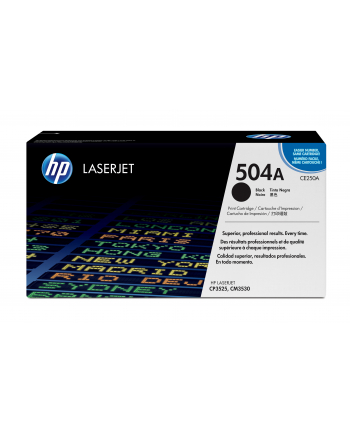 Hewlett-Packard Toner HP czarny HP 504A  HP504A=CE250A  5000 str.