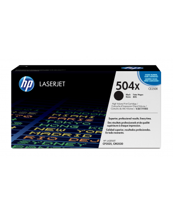 Hewlett-Packard Toner HP czarny HP 504X  HP504X=CE250X  10500 str.