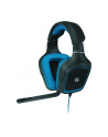 Słuchawki nauszne z mikrofonem Logitech G430 surroud soud (czarno-niebieskie) - nr 15