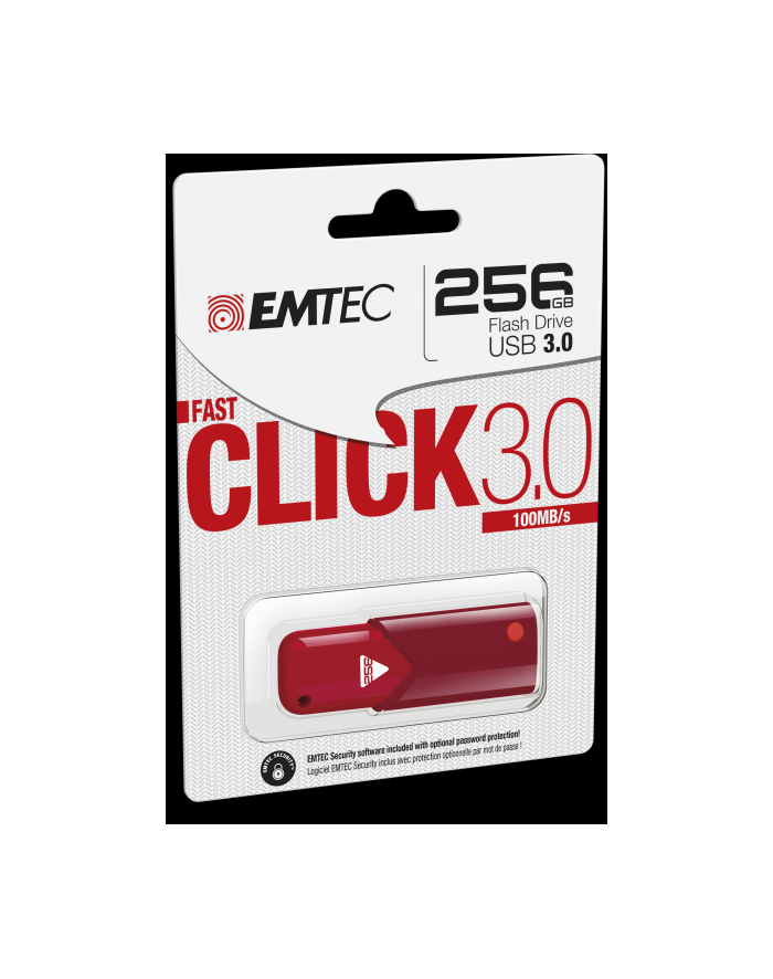EMTEC FLASH CLICK FAST B100 256GB USB 3.0 RED główny