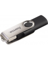 Hama Polska Flashdrive ROTATE 64GB USB 2.0 czarno-srebrny - nr 20