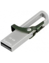 Hama Polska Flashdrive HOOK 32GB USB 2.0 srebrno-zielony - nr 17