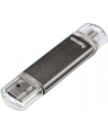 Hama Polska Flashdrive LAETA TWIN 16GB USB 2.0/micro USB 2.0 OTG szary - nr 10