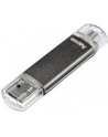 Hama Polska Flashdrive LAETA TWIN 64GB USB 2.0/micro USB 2.0 OTG srebrny - nr 17