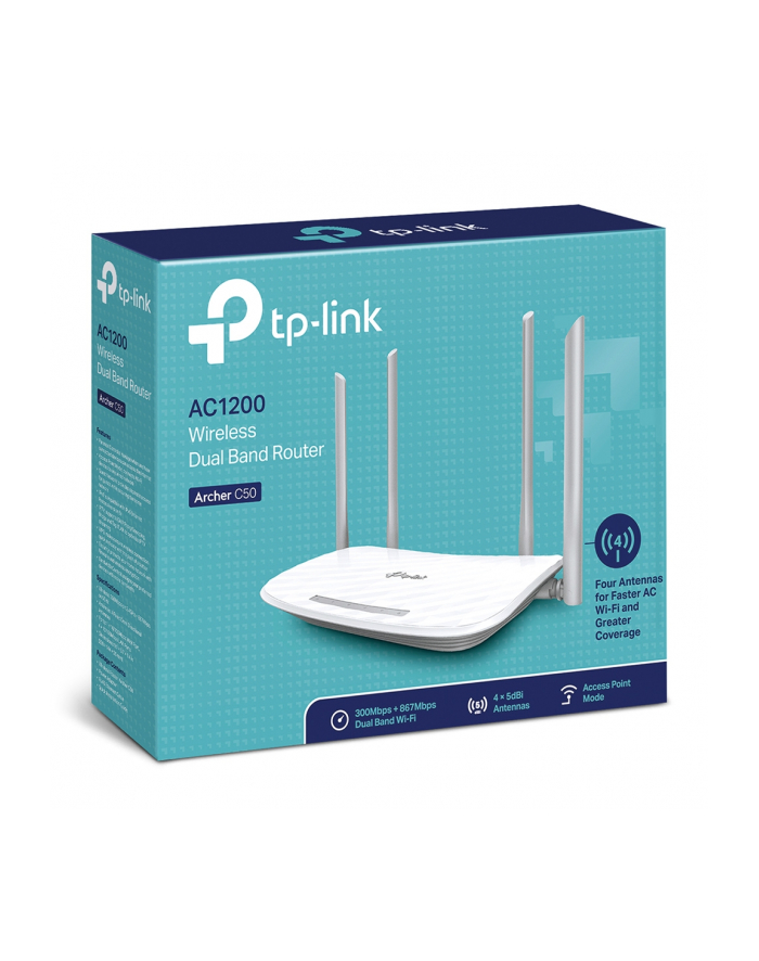 TP-Link router Archer C50 (Wi-Fi 2 4/5GHz AC1200) główny