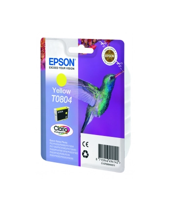 Tusz Epson żółty T0804=C13T08044011  8 ml