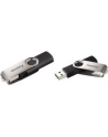 Hama Polska Flashdrive ROTATE 64GB USB 2.0 czarno-srebrny - nr 22