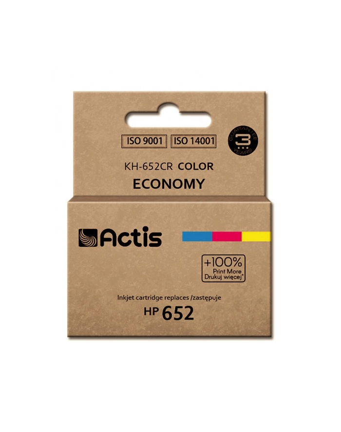 Tusz Actis KH-652CR (do drukarki Hewlett Packard  zamiennik HP652 F6V24AE standard 15ml trójkolorowy) główny