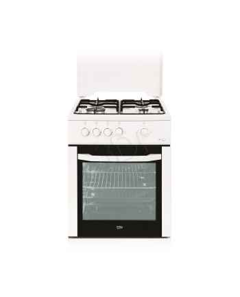 Kuchnia Beko FSG 52020 FW ( Płyta Płyta gazowa ; Piekarnik gazowy ; 500mm ; Biały )