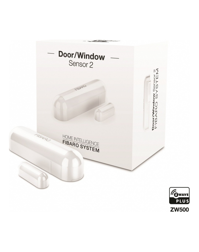 Fibaro Sensor 2 Czujnik otwarcia drzwi/okna i temperatury wewnętrzny biały główny