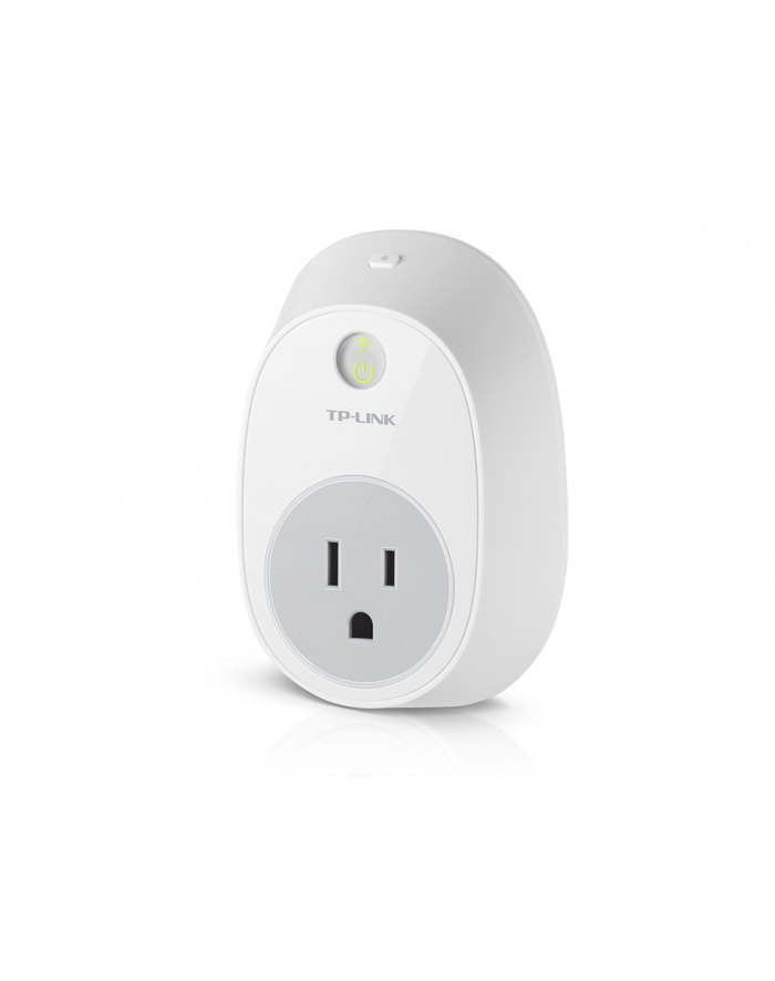 Gniazdko sterowane bezprzewodowo TP-Link Smart Plug Wi-fi  HS100 IEEE 802.11b/g/n  2 4GHz  1T1R główny