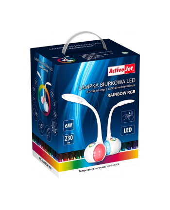 Lampka biurkowa LED Activejet LED AJE-RAINBOW biała