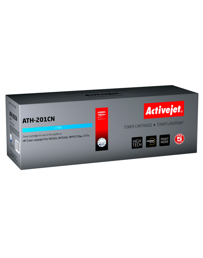 Toner Activejet ATH-201CN (do drukarki Hewlett Packard  zamiennik CF401A 1400str. cyan) główny