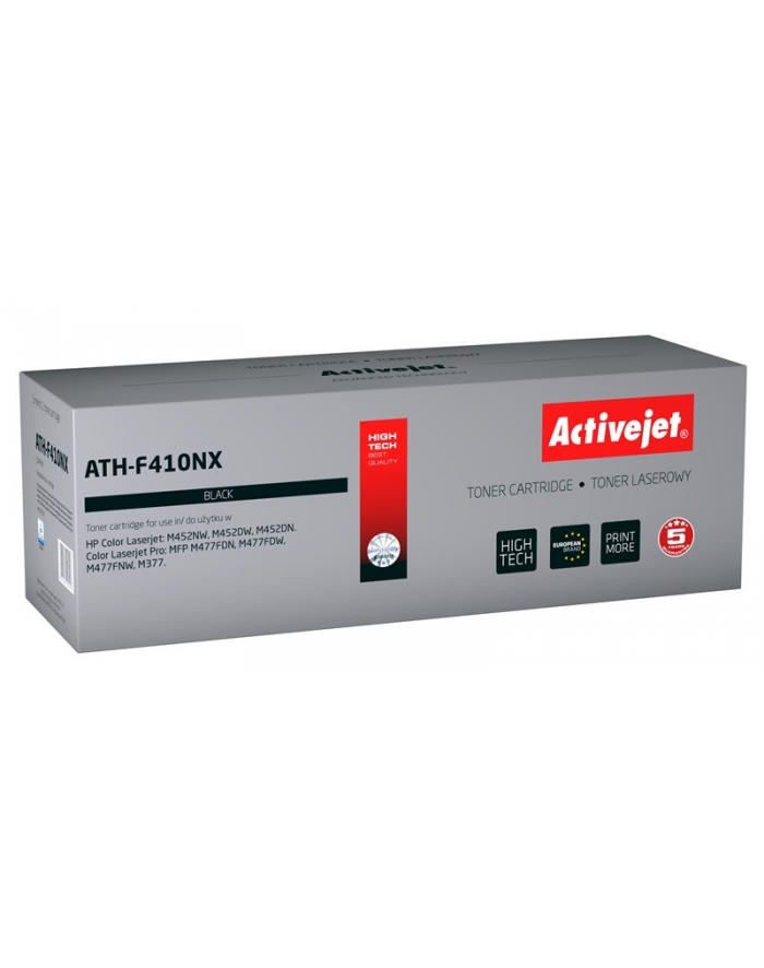 Toner Activejet ATH-F410NX (do drukarki Hewlett Packard  zamiennik 410X CF410X supreme 6500str. czarny Chip) główny