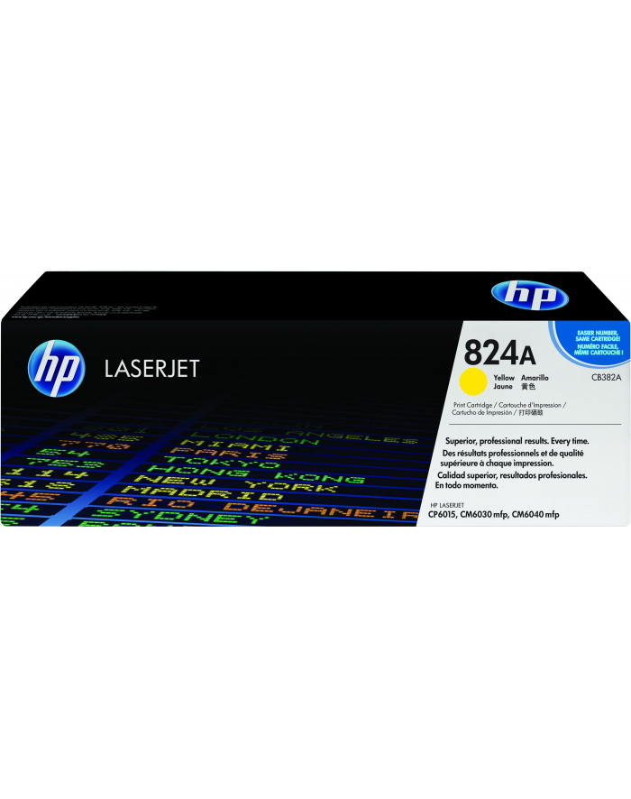 Hewlett-Packard Toner HP żółty HP 824A  HP824A=CB382A  21000 str. główny