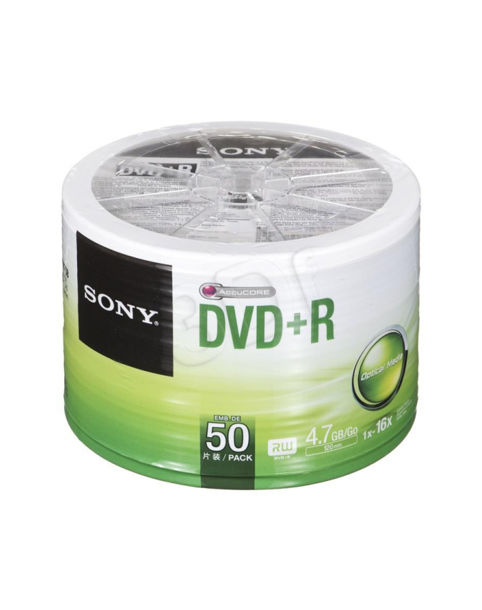 DVD+R Sony 50DPR47SB 4 7GB 16x 50szt. cake główny