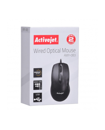Activejet mysz przewodowa USB AMY-083