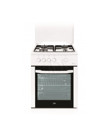 Kuchnia Beko FSG 52020 FW ( Płyta Płyta gazowa ; Piekarnik gazowy ; 500mm ; Biały )