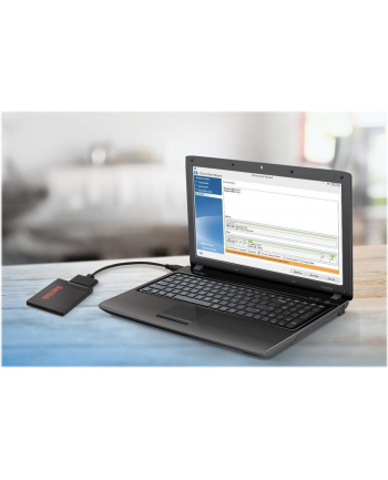 Sandisk NOTEBOOK UPGRADE KIT FOR SSD USB 3.0/SATA, Windows 7/8/8.1/10, black, w/o SSD