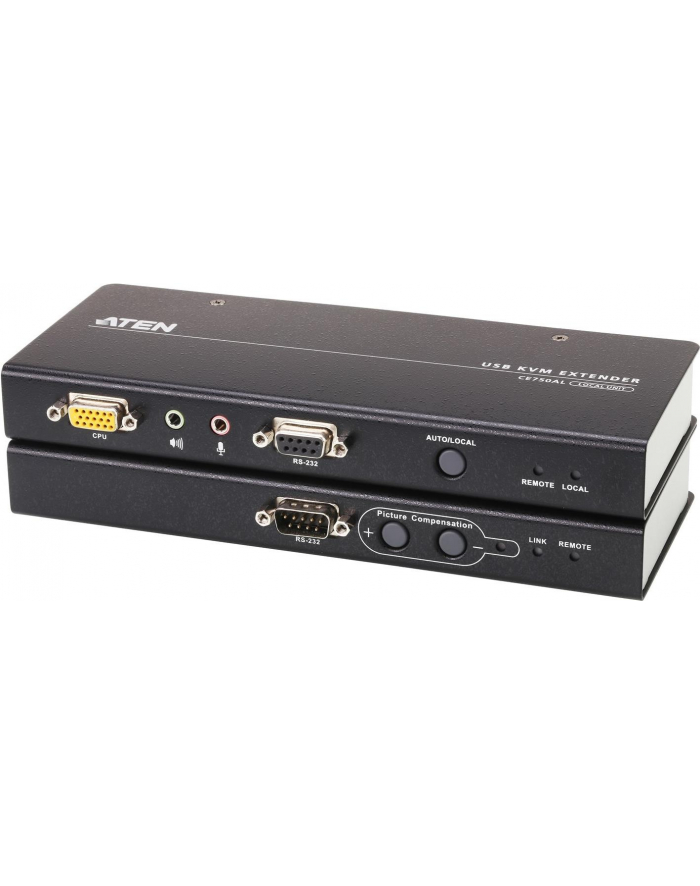 Extender KVM ATEN VGA/USB/Audio CE750A (CE750A-AT-G) Cat 5 200m główny