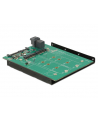 Adapter Delock SATA 22pin + SFF-8643 NVME -> 2x M.2 NGFF Key M+B - nr 3
