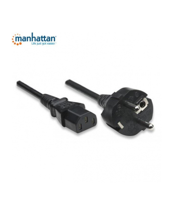 Kabel zasilający Manhattan PC 3m, czarny ICOC 03-NC-D