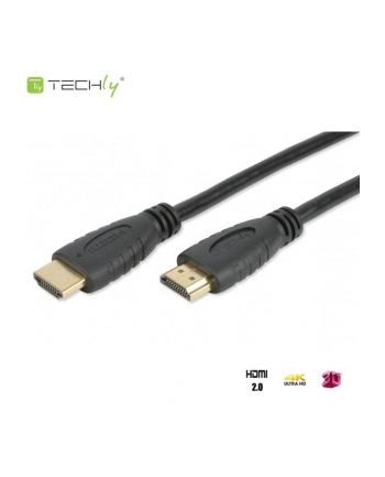 Kabel HDMI Techly HDMI-HDMI 2.0 M/M Ethernet 3D 4K, 3m, czarny ICOC HDMI2-4-030