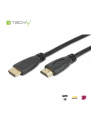 Kabel HDMI Techly HDMI-HDMI 2.0 M/M Ethernet 3D 4K, 6m, czarny ICOC HDMI2-4-060 - nr 1