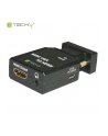 Adapter Techly VGA+Audio Jack 3,5mm na HDMI 1080p IDATA VGA-HDMINI - nr 5
