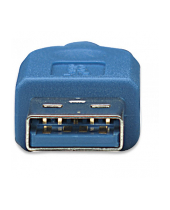 Kabel USB Techly USB 3.0 A-MicroB M/M 2m, niebieski ICOC MUSB3-A-020
