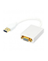 Kabel adapter Techly USB 3.0 na VGA, biały - nr 2