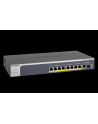 Netgear 10-P.MULTI GB POE+ SMART SWITC 8-Port PoE+ Multi-Gigabit Smart Managed Pro Switch mit 2 10G Kupfer/Fiber Uplinks, 180W PoE Budget, aufgegliedert in 2-Port RJ-45 Multi-GB Eth IEEE 802.3bz (NBASE-T) 100M/1G/2.5G/5G with PoE+ - nr 8