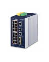 PLANET 16Port 10/100/1000T PoE Switch Industrial 16-Port 10/100/1000T PoE Switch 2-Port Gigabit Uplink + 2-Port Gigabit SFP Uplink managed - nr 20