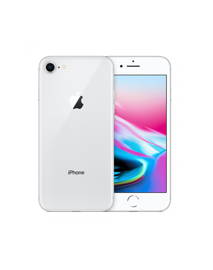 Apple IPHONE 8 64GB SILVER 11.938 cm (4.7 '' ) , 1334 x 750, Retina HD, A11 + M11, 64GB, Touch ID, 802.11ac, Bluetooth 4.2, NFC, 12MP + 7MP, iOS 11 główny
