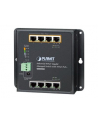 8-Port Wall-mt Managed Switch PLANET IP30 8-Port Gigabit Wall-mount Switch 4-Port 802.3at POE+, redundant power 48-56V DC -40/+75 C - nr 6