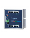 8-Port Wall-mt Managed Switch PLANET IP30 8-Port Gigabit Wall-mount Switch 4-Port 802.3at POE+, redundant power 48-56V DC -40/+75 C - nr 15