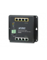 8-Port Wall-mt Managed Switch PLANET IP30 8-Port Gigabit Wall-mount Switch 4-Port 802.3at POE+, redundant power 48-56V DC -40/+75 C - nr 1