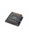 8-Port Wall-mt Managed Switch PLANET IP30 8-Port Gigabit Wall-mount Switch 4-Port 802.3at POE+, redundant power 48-56V DC -40/+75 C - nr 10