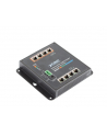 8-Port Wall-mt Managed Switch PLANET IP30 8-Port Gigabit Wall-mount Switch 4-Port 802.3at POE+, redundant power 48-56V DC -40/+75 C - nr 12