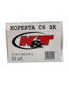 Koperta C6 SK biała /25 folia - nr 1