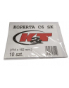 Koperta C6 SK biała /10 folia. - nr 1