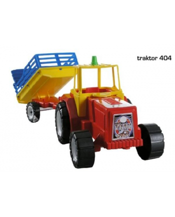 Traktor z przyczepą II  z klockami. CHOIŃSKI
