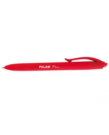 Długopis P1 Rubber Touch czerwony p25 MILAN