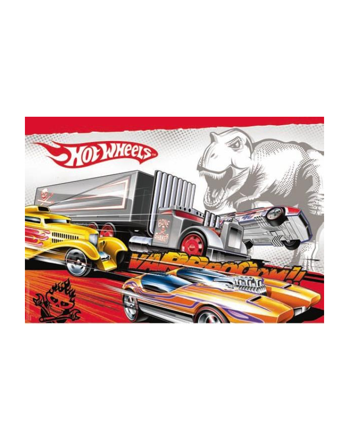 Podkład szkolny na biurko obustr.Hot Wheels. MAJEWSKI główny