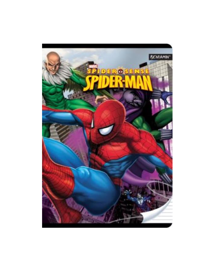 Zeszyt 32k linia Spider-Man karty p5 BENIAMIN główny