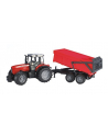 Traktor Massey Ferguson 7480 z przyczepą wywrotką 02045 BRUDER - nr 2