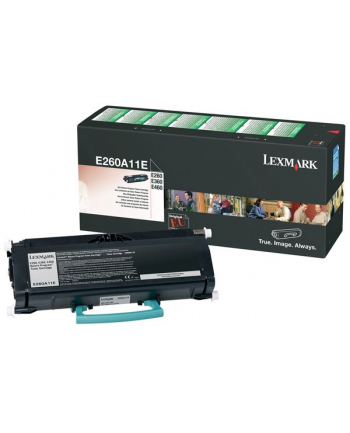 Toner Lexmark black | retail | 3500str | E26x/36x/460
