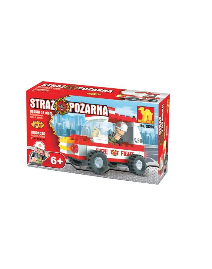 Klocki straż Samochód 58el 21202  DROMADER główny