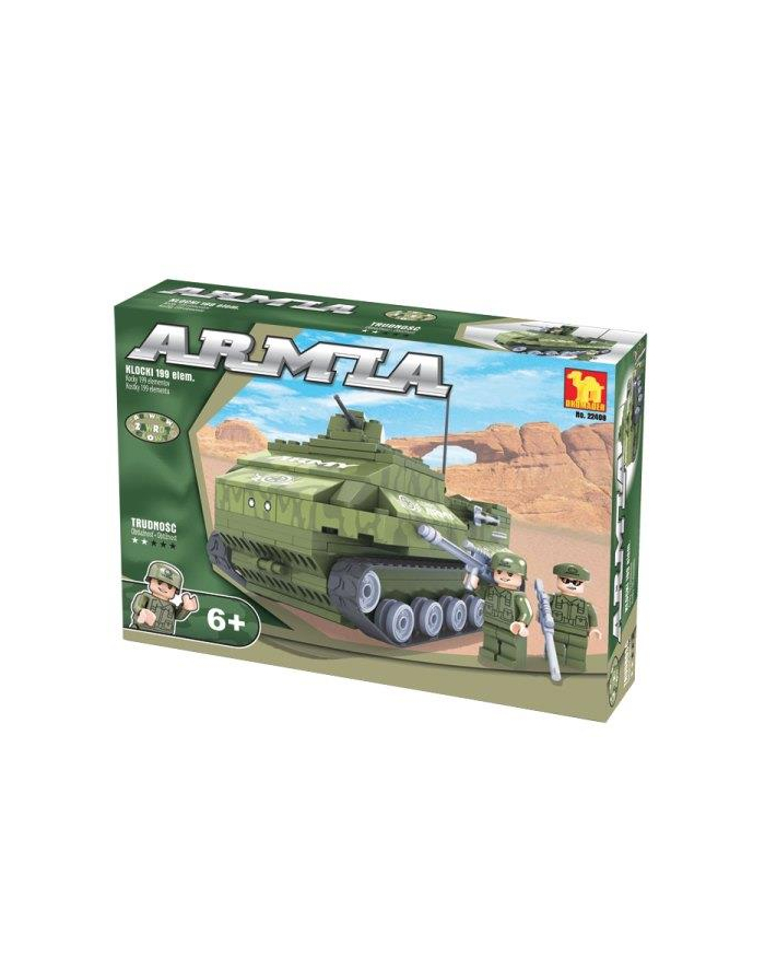 Klocki armia Czołg 199el. 22408  DROMADER główny